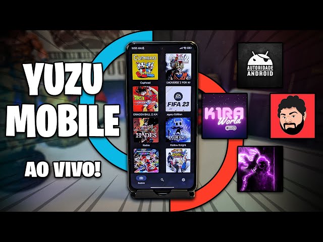 TESTANDO O YUZU MOBILE AO VIVO! | COM ‪@K1RA2077‬ ‪@SenhorLinguica‬
