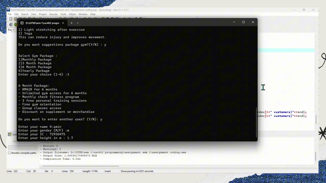 Bmi Calculation System