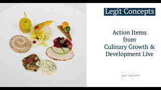 Action Items for Chefs | Gerald L. Ford, CMC | Legit Concepts