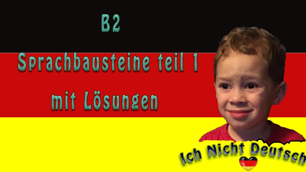 Deutsch Aber Hallo B2 B2 Sprachbausteine Teil 1 Hallo Ferdinand - YouTube