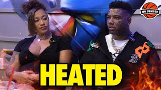 Blueface & His Bm Get Into A HEATED Argument
