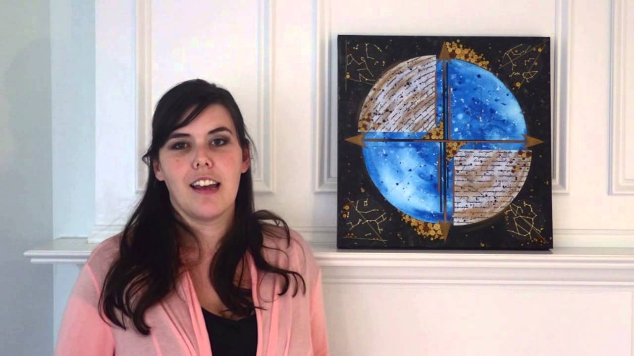 Original Mixed Media Painting For Sale Online - True North by Anjuli ...