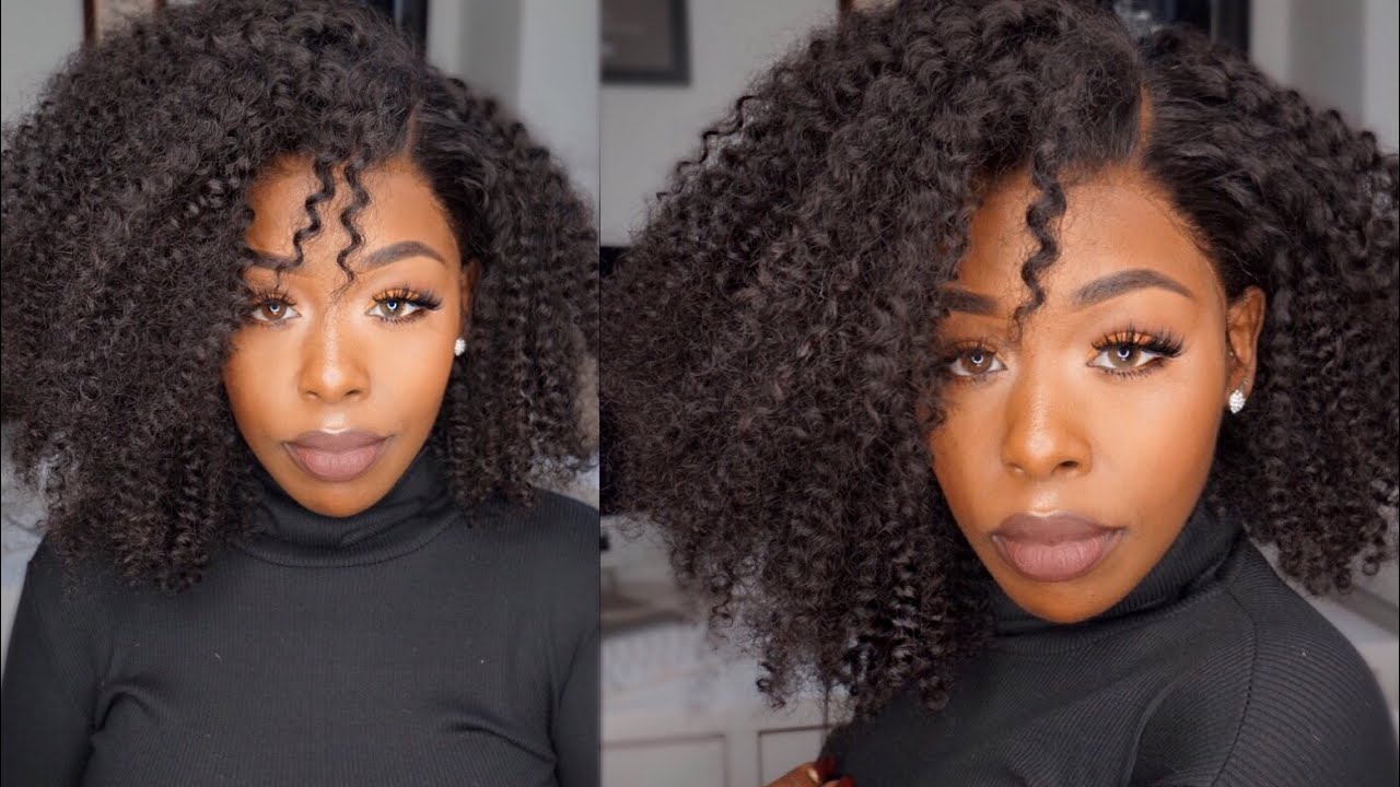 Is that your Hair? Kinky Curly Custom Cut Bob with layers Natural ...