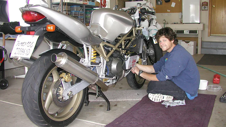 98 Ducati ST2 vs. 05 Dodge Charger ~ Zach Sulkowski Racing at Julesburg, CO
