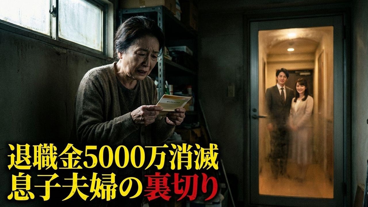 退職金5000万を奪った息子の正体。豪華住宅が地獄の牢獄に