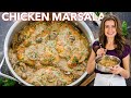 Recette crmeuse de poulet au marsala  dner de 30 minutes