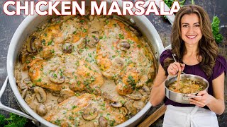 Creamy Chicken Marsala Recipe - 30 Minute Dinner image