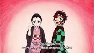 Tanjiro's secret is revealed by Nezuko :- Demon Slayer season 2 episode 17