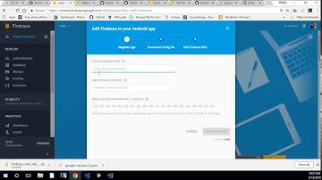 Firebase authentication and database setup for Unity: Part 1