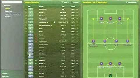 Football Manager 2007 tutorial part 3