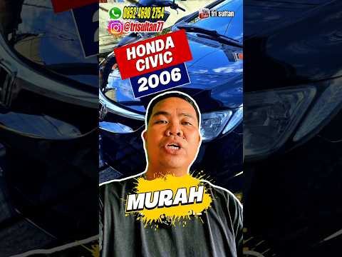 ​"MOBIL IMPIAN! Honda Civic FD1 2006 Matic Hitam Mulus - Jual Cepat di Samarinda!"
