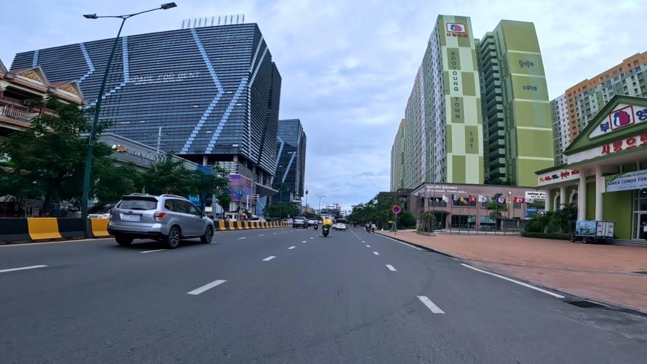 Wow Driving tour in Phnom Penh city, Cambodia! 2025