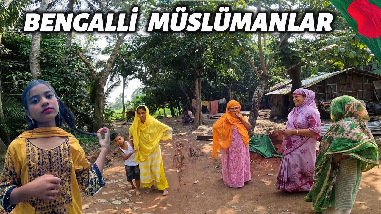 Köydeki Kadınlar Bu Gölde Duş Alıyor! Banyoları Dışarıda🇧🇩Köy Hayatı