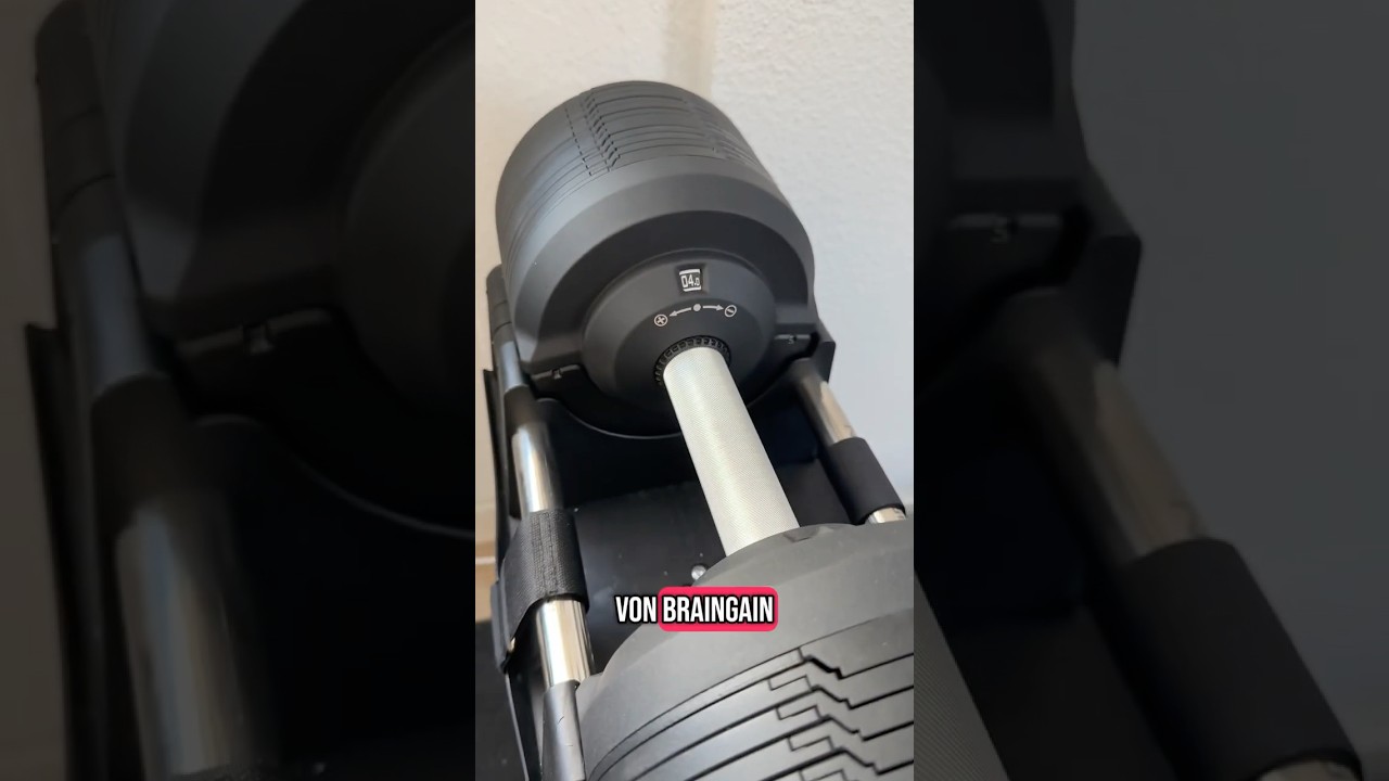 Die SCHWARZEN verstellbaren KURZHANTELN von BRAINGAIN!!