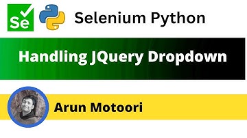 Handling JQuery dropdown menu using Selenium Python (Selenium Python)