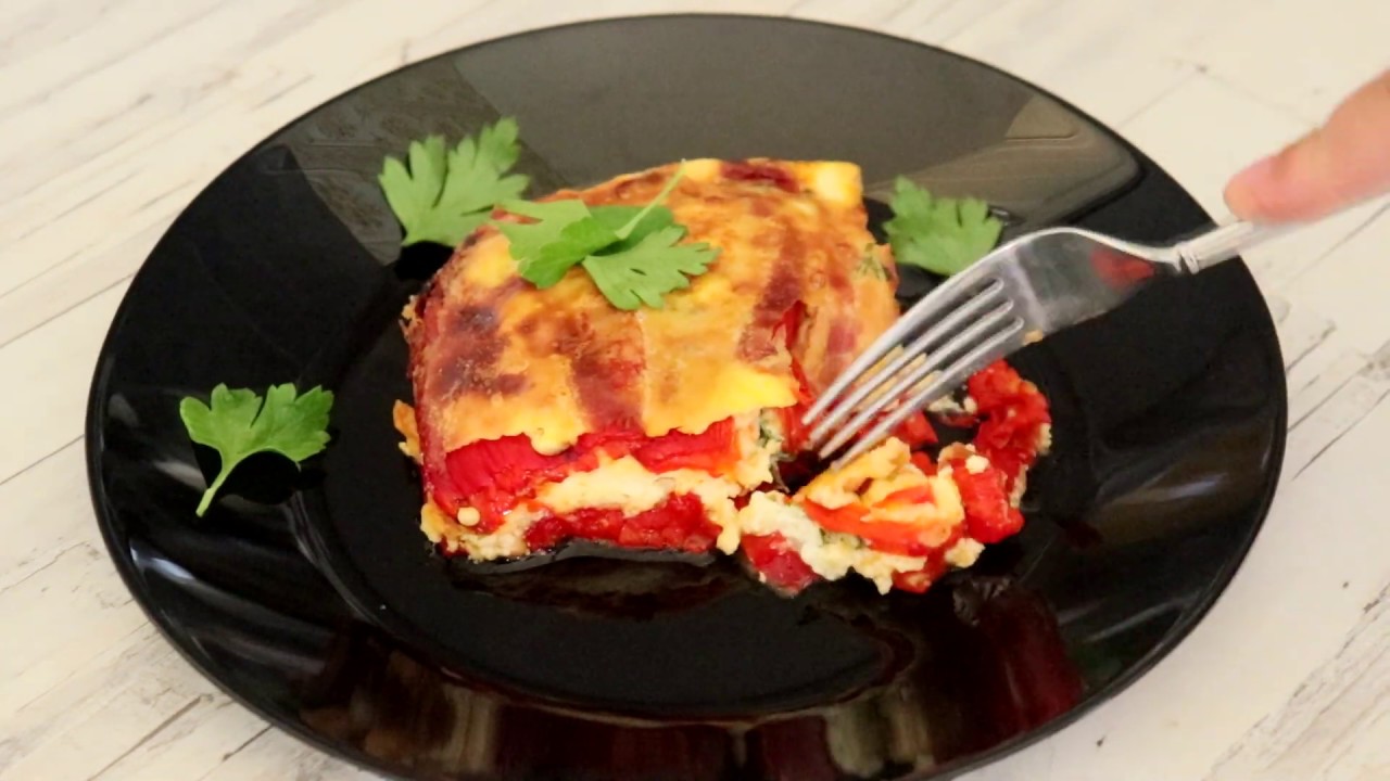 Бързи чушки бюрек на фурна