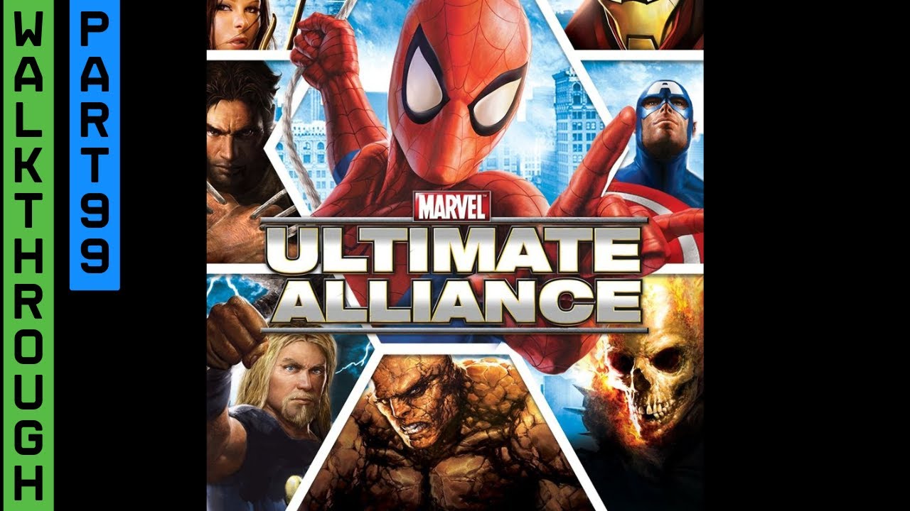Marvel Ultimate Alliance No Commentary Walkthrough Part 99 / Dark Cap & Colossus Boss Fight