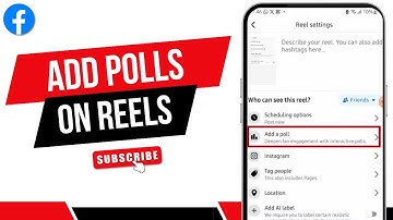 HOW TO ADD POLL ON FACEBOOK REELS – CREATE VOTING POLL IN FACEBOOK REEL VIDEO