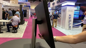 InfoComm 2019: Arthur Holm Demos Its Motorized Dynamic Reception Monitor