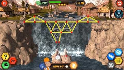 Bridge Construction Simulator Level 16
