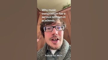 Why Music Composition Has a Serious Problem in Academia #musiccollege #composertips #composer