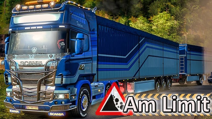 ETS 2: LKW auf der schmalen Straße am ABHANG #15