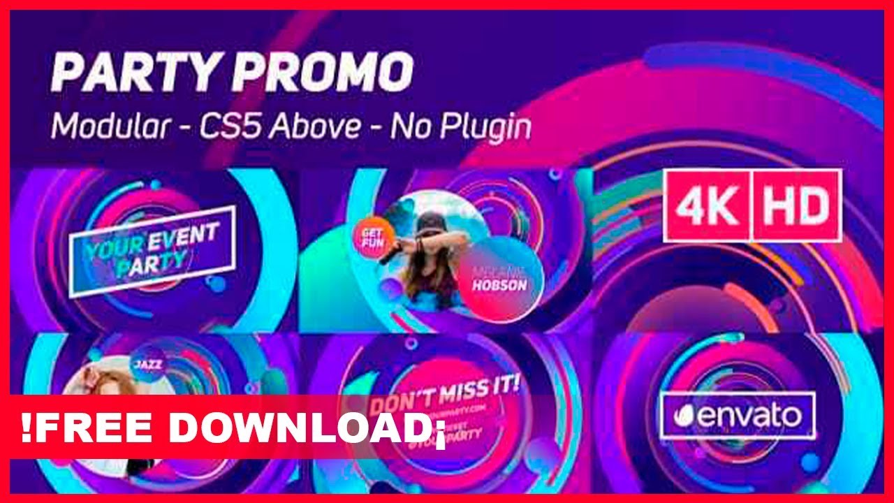 PARTY PROMO 20537901   Free After Effects Template