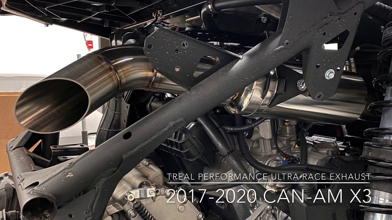 Treal Performance 2017 2020 CanAm X3 Ultra Race Exhaust YouTube
