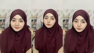 Bunda Jilbab Cantik Kulit Putih Alami Bersih Manis Banget