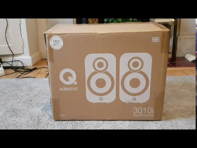 Unboxing Q Acoustics 3010i speakers