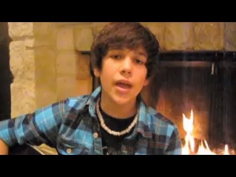 Baby Justin Bieber cover – 14 year old Austin Mahone with lyrics mp3 ke stažení