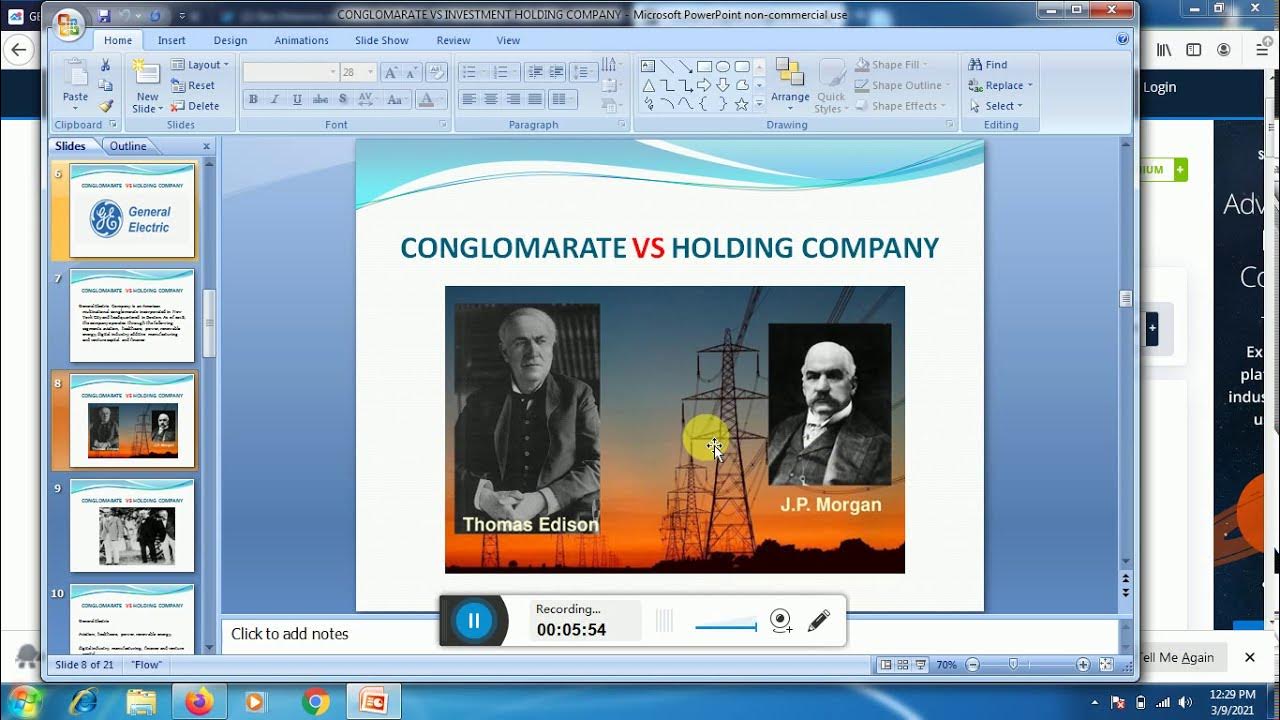 Conglomerates VS Holding Company YouTube