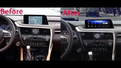 Android Car GPS Navigation Multimedia Video Player for Lexus RX 2016 RX450H 201 Low Stereo Autoradio