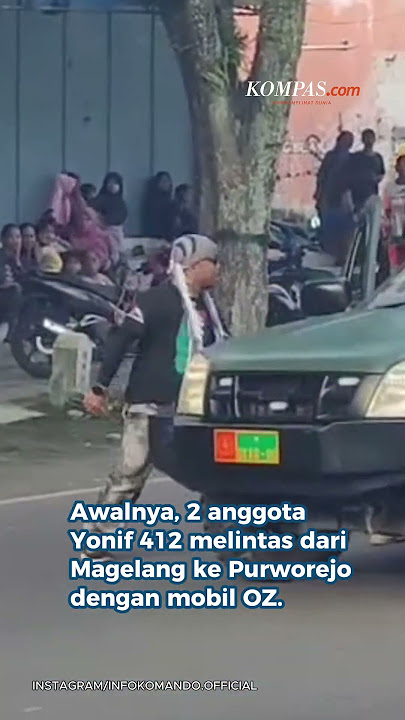 Geger, Aksi Anggota Ormas GPK Geber Motor dan Dobrak Pintu TNI AD di Magelang
