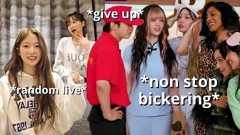 LE SSERAFIM and Katseye Living as *Chaotic* Hybe Group (Chaewon and Sophia Pulling Leader Card)