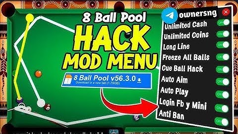 💥 8ball Mod Menu for Android/iOS | Long Line Aimbot - 8ball Pool Hacks 