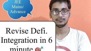 Revise Complete Definite Integration only in 6 minute?| Arpit Singh