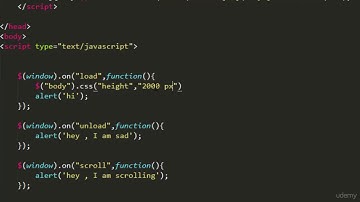 Jquery 09 - Document Window Events