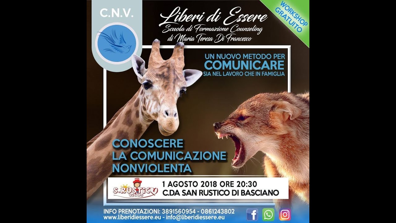 CONOSCERE LA COMUNICAZIONE NON VIOLENTA YouTube