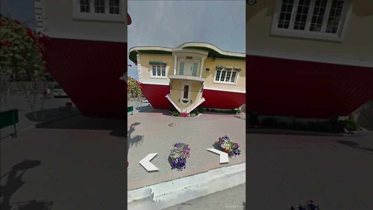 【Gravity reverse】 Mysterious thing  caught on Google Earth and Google Maps Street View