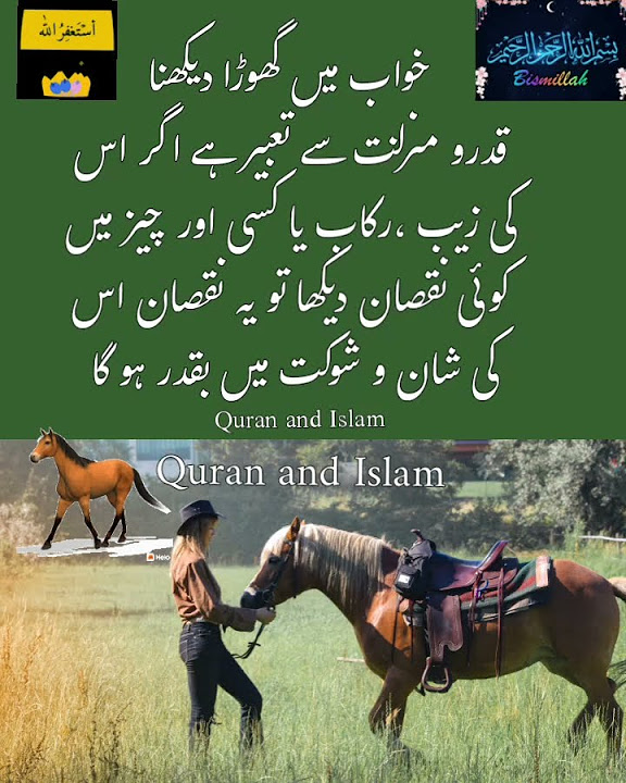khwab-mein-ghora-dekhna-seeing-horse-in