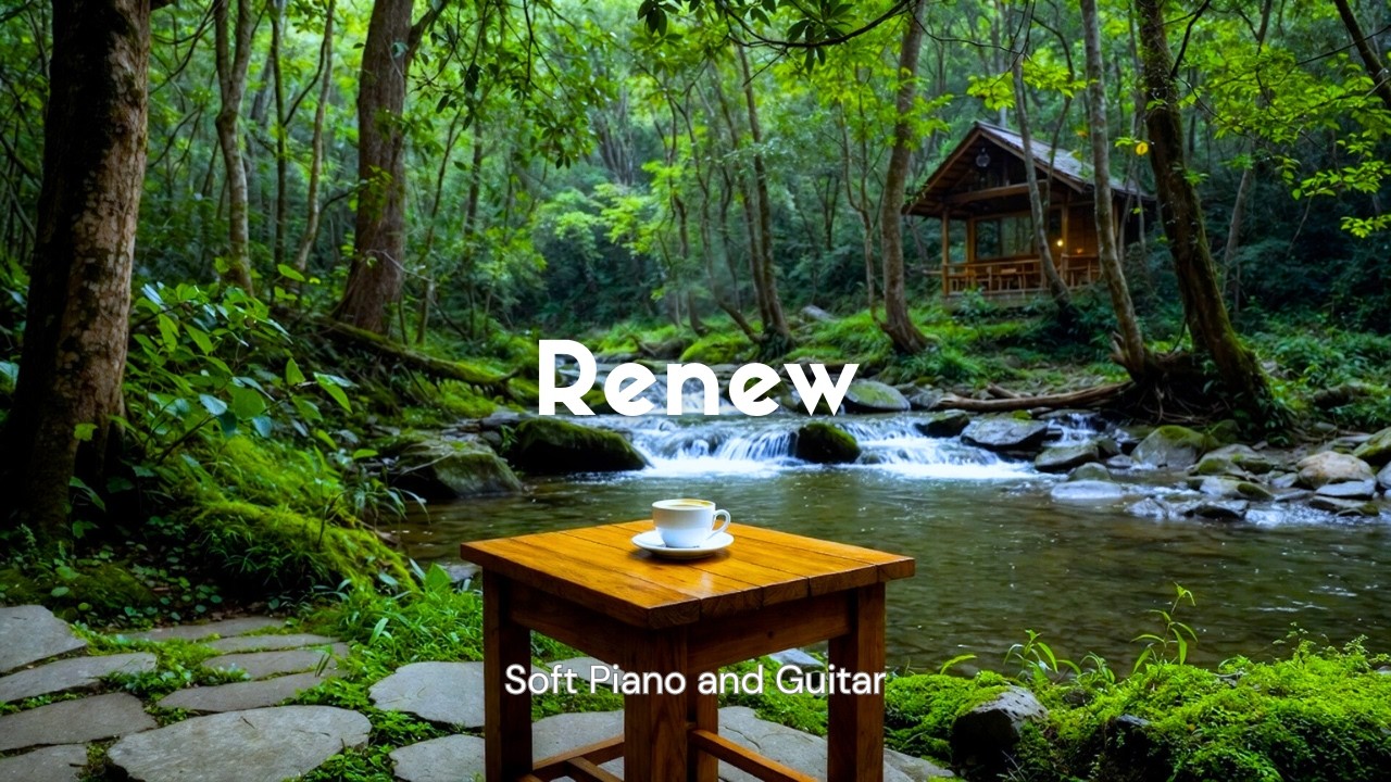 Quiet Morning Forest – Relaxing Piano & Guitar for Stress Relief, Healing & Deep Work