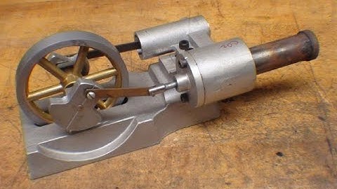 HOW TO MAKE A STIRLING ENGINE pt 3 of 4 tubalcain on the Clausing lathe