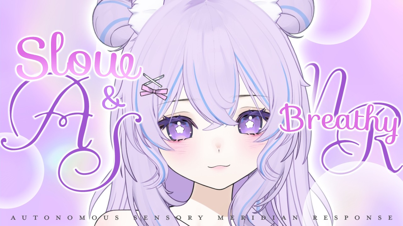 Slow & Breathy Whispers 【ASMR】【Brushing, Head Pats, Positive Affirmations】