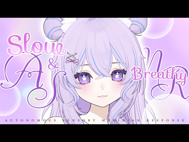 Slow & Breathy Whispers 【ASMR】【Brushing, Head Pats, Positive Affirmations】