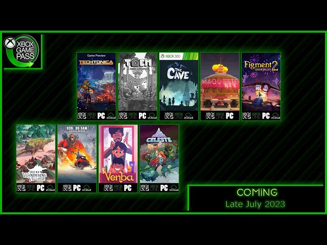 Novos Jogos do Xbox Game Pass para Agosto 2023