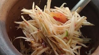 วันนี้พามาทำส้มตำปลาร้ารสแซ่บๆค่ะ#ขอบคุณที่รับชมนะคะ ep78