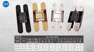 How do you hang a door with hidden hinges?-D&D HARDWARE