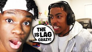 THE LAG IS CRAZY... @CalebCity - Going against ANYONE with trash connection. REACTION