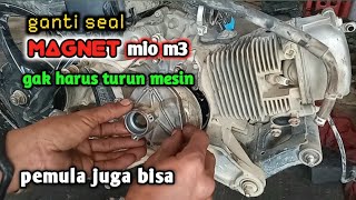 OLI REMBES DI SEBELAH KANAN MESIN,SEAL MAGNET BOCOR